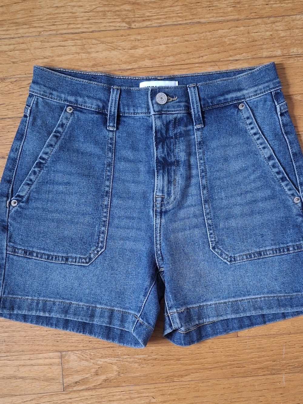 DKNY Women's Mid-Rise Denim Shorts